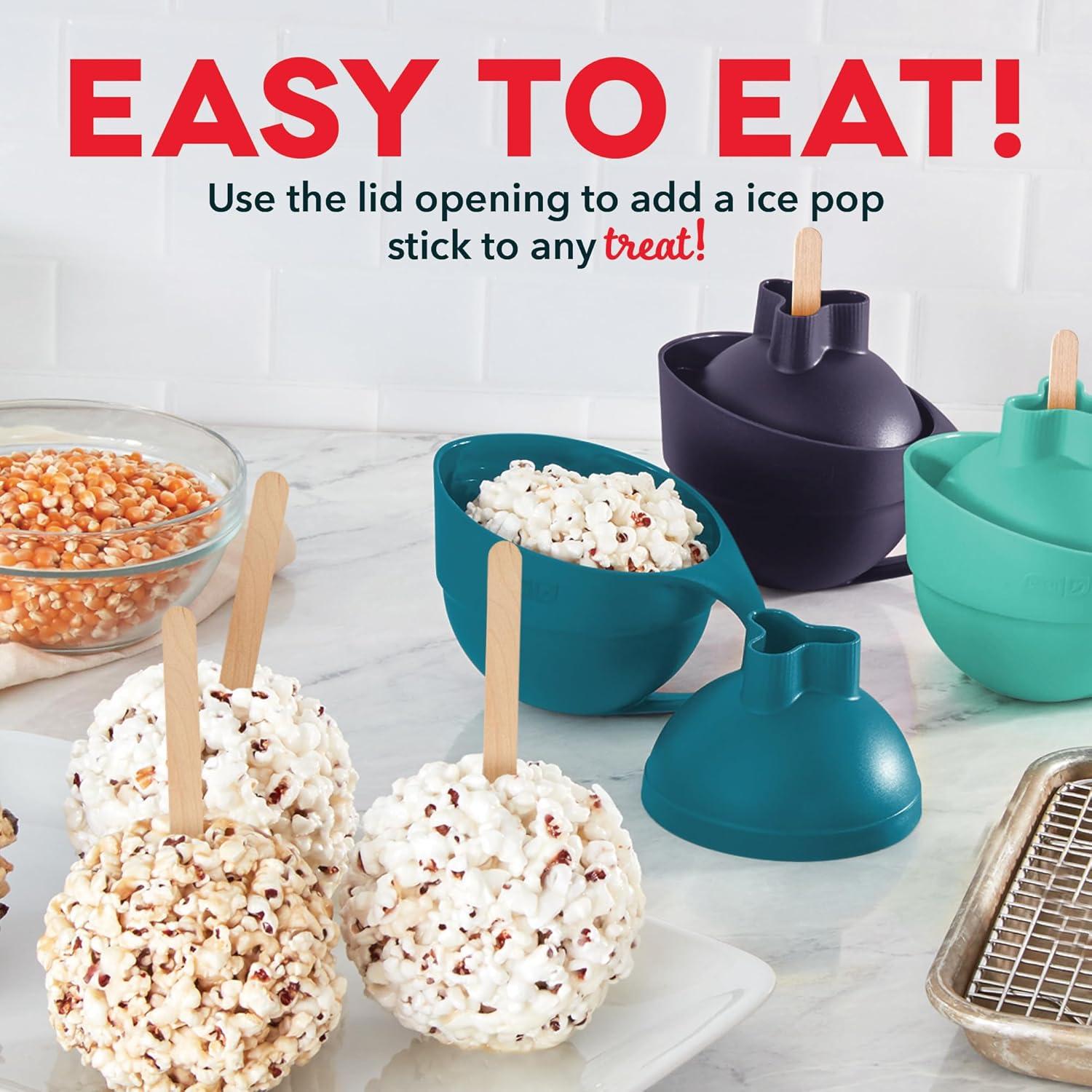 imageDash Popcorn Ball Maker Set of 4 MultiColorAqua MultiColor