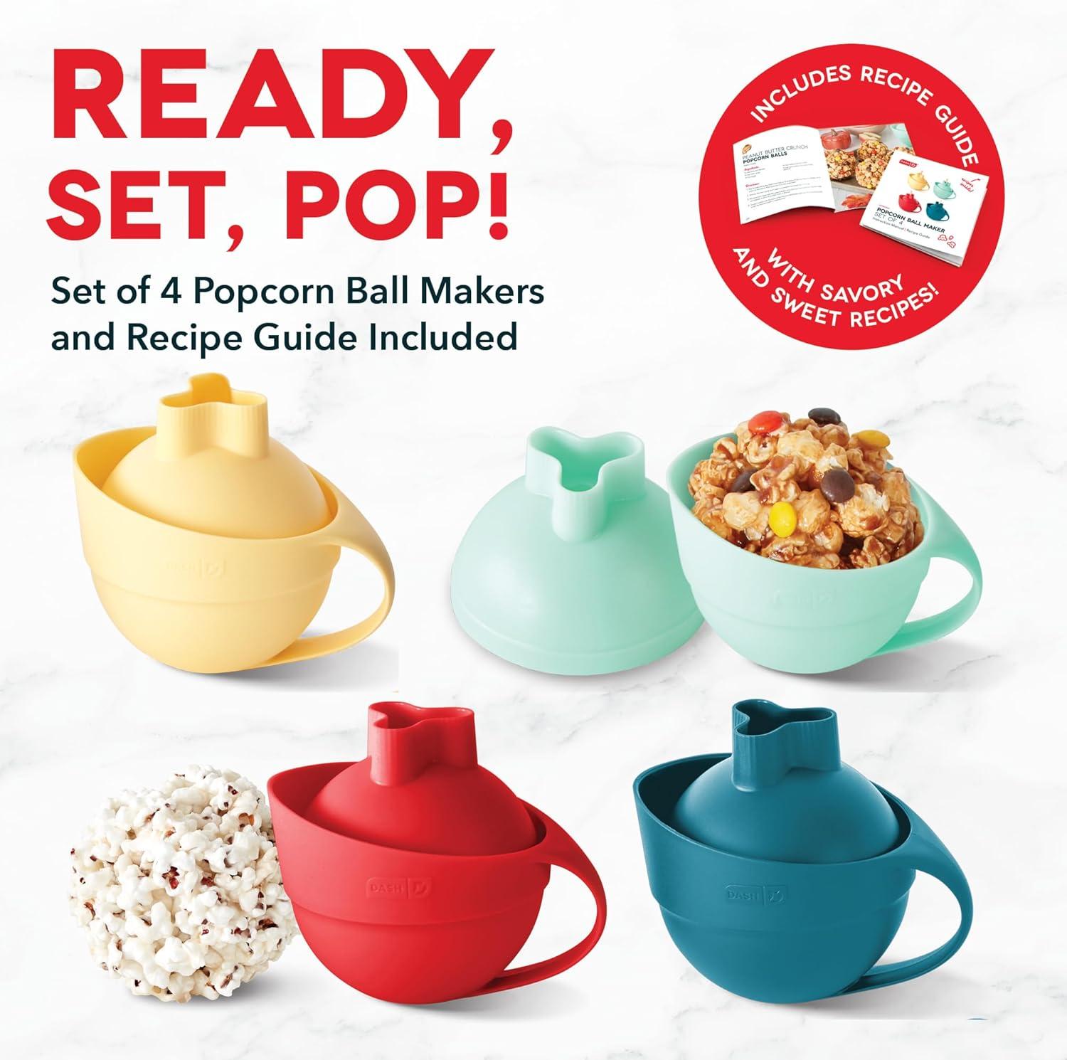 imageDash Popcorn Ball Maker Set of 4 MultiColorMultiColor
