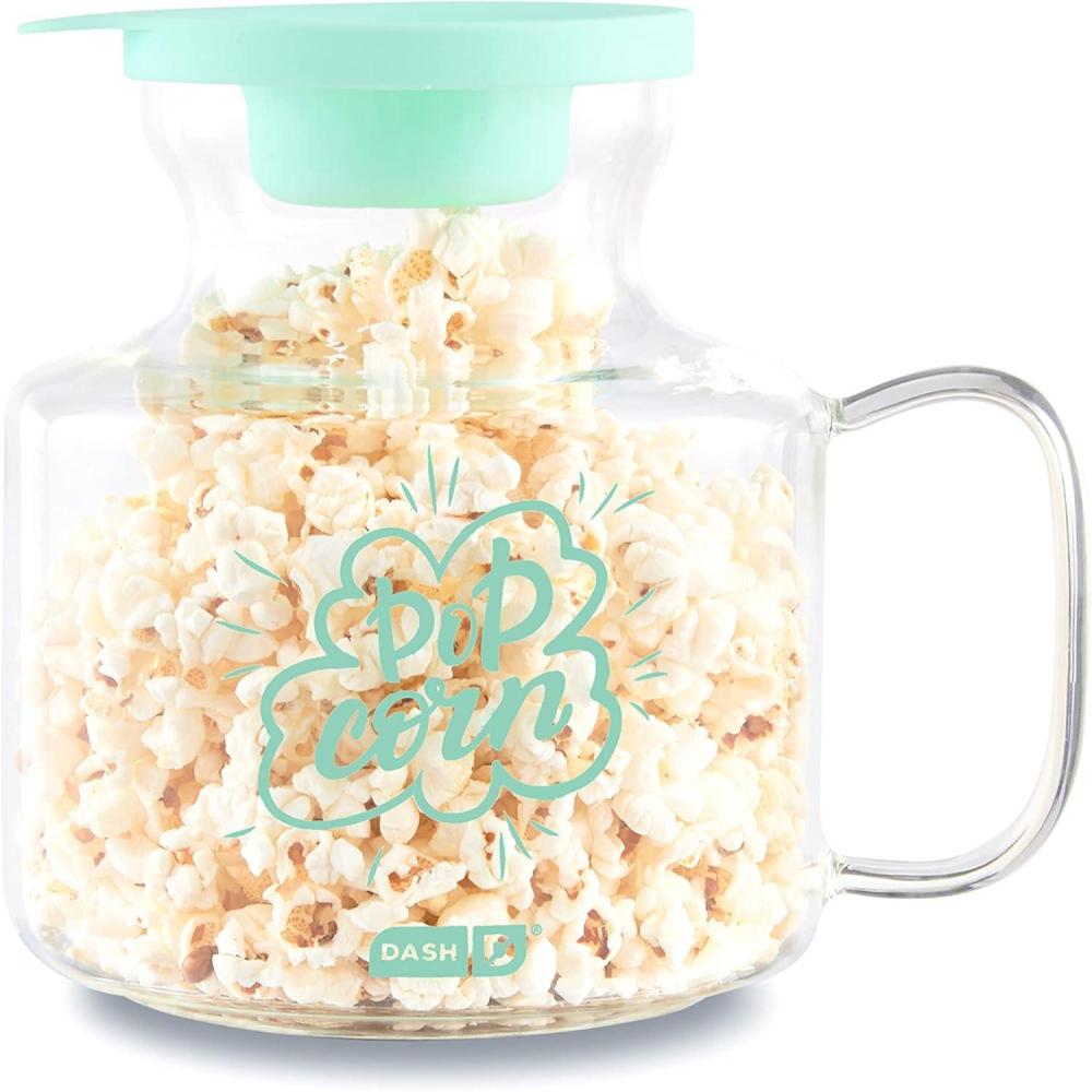imageDash Microwave Popcorn Popper for Fresh Movie Theater Style Popcorn at Home  Aqua