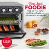 DASH Air Fry Multi Oven – 7 in 1 Convection Air Fry Oven with Non-stick Fry Basket, Baking Pan & Rack, 23L, 1500-Watt – Stainless Steel(Graphite)