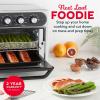 DASH Air Fry Multi Oven – 7 in 1 Convection Air Fry Oven with Non-stick Fry Basket, Baking Pan & Rack, 23L, 1500-Watt – Stainless Steel(Stainless Steel)