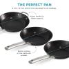 DASH Delish 8″ Lightweight Cast Iron Pan for Pancakes, sauces, vegetables, pasta, and more – Black(Black)