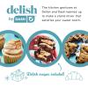 DASH Delish by DASH Compact Stand Mixer, 3.5 Quart with Beaters & Dough Hooks Included – Black