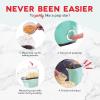 DASH Hot Air Popcorn Popper Maker with Measuring Cup to Portion Popping Corn Kernels + Melt Butter, 16 Cups – Aqua(Cream)