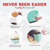 DASH Hot Air Popcorn Popper Maker with Measuring Cup to Portion Popping Corn Kernels + Melt Butter, 16 Cups – Aqua(Lavender)