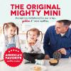 DASH Mini Waffle Maker – 4” Waffle Mold, Nonstick Waffle Iron with Quick Heat-Up, Nonstick Surface – Perfect Mini Waffle Maker for Kids and Families, Just Add Batter (Black)(Red)