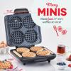 DASH Multi Mini Waffle Maker – Four 4” Waffle Molds, Nonstick Waffle Iron with Quick Heat-Up, Nonstick Surface – Perfect Mini Waffle Maker for Kids and Families, Just Add Batter(Graphite)