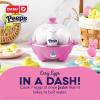 DASH Rapid Egg Cooker: 6 Egg Capacity Electric Egg Cooker for Hard Boiled Eggs, Poached Eggs, Scrambled Eggs, or Omelets with Auto Shut Off Feature – Black(Pink)