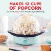 DASH SmartStore™ Stirring Popcorn Maker, 3QT Hot Oil Electric Popcorn Machine with Clear Bowl, 12 Cups – Aqua(Aqua)