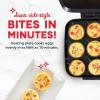 DASH Sous Vide Style Family Size Egg Bite Maker for Breakfast Bites, Sandwiches, Healthy Snacks or Desserts, Keto & Paleo Friendly (9 Servings), Aqua(Aqua)