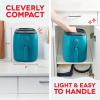 DASH Tasti-Crisp™ Electric Air Fryer Oven, 2.6 Qt., Aqua – Compact Air Fryer for Healthier Food in Minutes, Ideal for Small Spaces – Auto Shut Off, Analog, 1000-Watt(Teal)