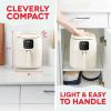 DASH Tasti-Crisp™ Electric Air Fryer Oven, 2.6 Qt., Black – Compact Air Fryer for Healthier Food in Minutes, Ideal for Small Spaces – Auto Shut Off, Digital, 1000-Watt(Cream)