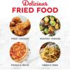 DASH Tasti-Crisp™ Electric Air Fryer Oven, 2.6 Qt., Black – Compact Air Fryer for Healthier Food in Minutes, Ideal for Small Spaces – Auto Shut Off, Digital, 1000-Watt(Red)