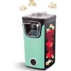 DASH Turbo POP Popcorn Maker with Measuring Cup to Portion Popping Corn Kernels + Melt Butter, 8 Cup Popcorn Machine – Red(Aqua)