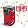 DASH Turbo POP Popcorn Maker with Measuring Cup to Portion Popping Corn Kernels + Melt Butter, 8 Cup Popcorn Machine – Red(Red)