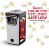 DASH Turbo POP Popcorn Maker with Measuring Cup to Portion Popping Corn Kernels + Melt Butter, 8 Cup Popcorn Machine – Red(White)