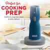 Dash Electric Butter Sprayer, Cordless Butter Sprayer for Popcorn, Toast, Entrees and More – Pro Chef Blue(Butter Sprayer – Pro Chef Blue)