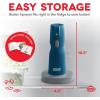 Dash Electric Butter Sprayer, Cordless Butter Sprayer for Popcorn, Toast, Entrees and More – Pro Chef Blue(Butter Sprayer – Pro Chef Blue)