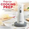Dash Electric Butter Sprayer, Cordless Butter Sprayer for Popcorn, Toast, Entrees and More – Pro Chef Blue(Butter Sprayer – White)