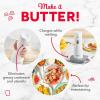 Dash Electric Butter Sprayer, Cordless Butter Sprayer for Popcorn, Toast, Entrees and More – Pro Chef Blue(Butter Sprayer – White)