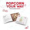 Dash Microwave Popcorn Popper for Fresh Movie Theater Style Popcorn at Home – Aqua