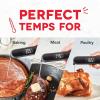 Dash Precision Quick-Read Meat Thermometer – Waterproof Kitchen and Outdoor Food Cooking Thermometer with Digital LCD Display – BBQ, Chicken, Seafood, Steak, Turkey, & Other Meat, Batteries Included(Cool Gray)