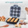 Delish By Dash Waffle Bite Maker for Breakfast, Snacks, Desserts, and More – Blue