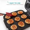 Delish By Dash Waffle Bite Maker for Breakfast, Snacks, Desserts, and More – Blue