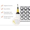 Prepdeck Chef Caddy Spice Rack – Seasoning & Oil Organizer – Spice Labels & Blank Labels, Kitchen Counter Organization and Storage (Base)(Pro)