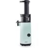 DASH Deluxe Compact Masticating Slow Juicer, Easy to Clean Cold Press Juicer with Brush, Pulp Measuring Cup, Frozen Attachment and Juice Recipe Guide – Black(Aqua)