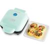 DASH Deluxe Sous Vide Style Egg Bite Maker with Silicone Molds for Breakfast Sandwiches, Healthy Snacks or Desserts, Keto & Paleo Friendly, (1 large, 4 mini) – Aqua(Aqua)