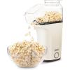DASH Hot Air Popcorn Popper Maker with Measuring Cup to Portion Popping Corn Kernels + Melt Butter, 16 Cups – Aqua(Cream)