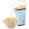 DASH Hot Air Popcorn Popper Maker with Measuring Cup to Portion Popping Corn Kernels + Melt Butter, 16 Cups – Aqua(Dream Blue)