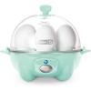 DASH Rapid Egg Cooker: 6 Egg Capacity Electric Egg Cooker for Hard Boiled Eggs, Poached Eggs, Scrambled Eggs, or Omelets with Auto Shut Off Feature – Black(Aqua)