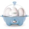 DASH Rapid Egg Cooker: 6 Egg Capacity Electric Egg Cooker for Hard Boiled Eggs, Poached Eggs, Scrambled Eggs, or Omelets with Auto Shut Off Feature – Black(Dream Blue)