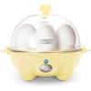 DASH Rapid Egg Cooker: 6 Egg Capacity Electric Egg Cooker for Hard Boiled Eggs, Poached Eggs, Scrambled Eggs, or Omelets with Auto Shut Off Feature – Black(Yellow)