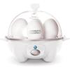 DASH Rapid Egg Cooker: 6 Egg Capacity Electric Egg Cooker for Hard Boiled Eggs, Poached Eggs, Scrambled Eggs, or Omelets with Auto Shut Off Feature – Black(White)