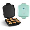 DASH Sous Vide Style Family Size Egg Bite Maker for Breakfast Bites, Sandwiches, Healthy Snacks or Desserts, Keto & Paleo Friendly (9 Servings), Aqua(Aqua)