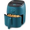 DASH Tasti-Crisp™ Electric Air Fryer Oven, 2.6 Qt., Aqua – Compact Air Fryer for Healthier Food in Minutes, Ideal for Small Spaces – Auto Shut Off, Analog, 1000-Watt(Teal)