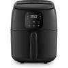 DASH Tasti-Crisp™ Electric Air Fryer Oven, 2.6 Qt., Black – Compact Air Fryer for Healthier Food in Minutes, Ideal for Small Spaces – Auto Shut Off, Digital, 1000-Watt(Black)