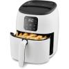 DASH Tasti-Crisp™ Electric Air Fryer Oven, 2.6 Qt., Black – Compact Air Fryer for Healthier Food in Minutes, Ideal for Small Spaces – Auto Shut Off, Digital, 1000-Watt(White)