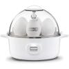 Dash Express Electric Egg Cooker, 7 Egg Capacity for Hard Boiled, Poached, Scrambled, or Omelets with Cord Storage, Auto Shut Off Feature, 360-Watt, Aqua(White)