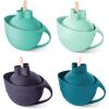 Dash Popcorn Ball Maker, Set of 4 (Multi-Color)(Aqua Multi-Color)
