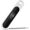 Dash Precision Quick-Read Meat Thermometer – Waterproof Kitchen and Outdoor Food Cooking Thermometer with Digital LCD Display – BBQ, Chicken, Seafood, Steak, Turkey, & Other Meat, Batteries Included(White)