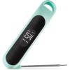 Dash Precision Quick-Read Meat Thermometer – Waterproof Kitchen and Outdoor Food Cooking Thermometer with Digital LCD Display – BBQ, Chicken, Seafood, Steak, Turkey, & Other Meat, Batteries Included(Aqua)
