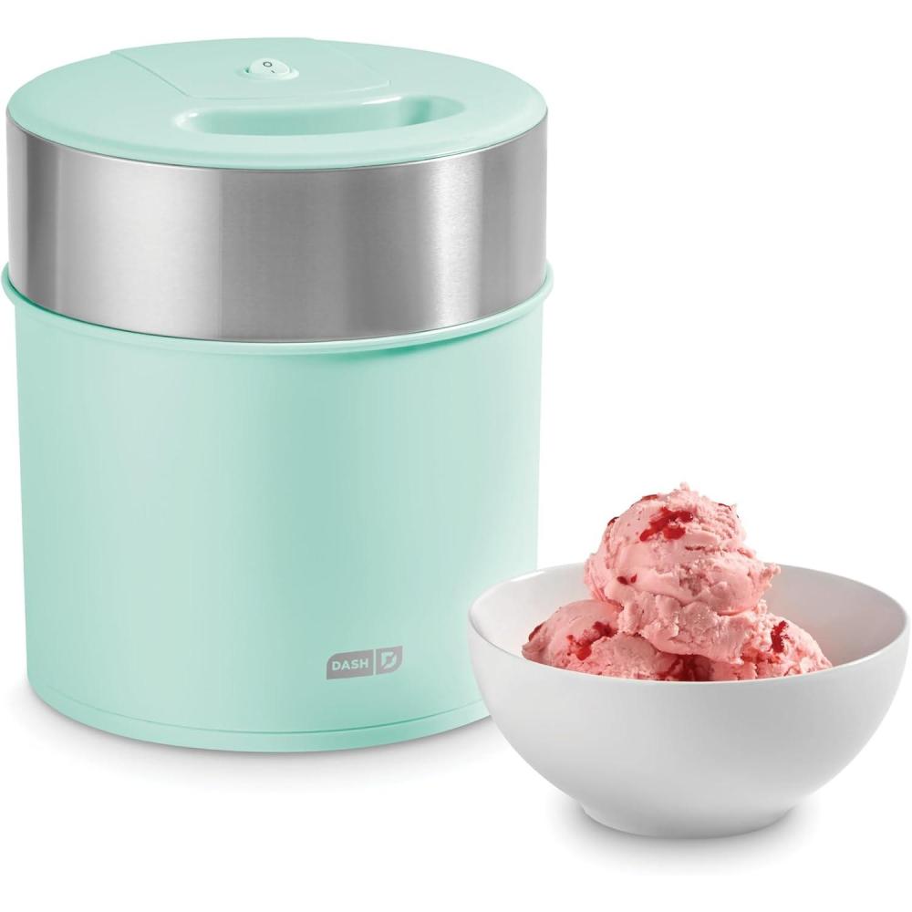 imageDash Deluxe Gelato ampamp Ice Cream Maker 2qt  creamAqua