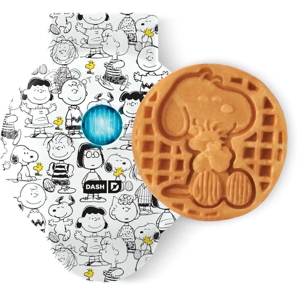 imagePeanuts x Dash Snoopy Vampire Mini Waffle MakerPeanuts Black  White