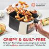 DASH 7qt Clear View Digital Air Fryer – Forged Iron(Cream)