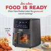 DASH 7qt Clear View Digital Air Fryer – Forged Iron(Forged Iron)