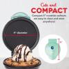 DASH Mini Maker Waffle Maker + Griddle, 2-Pack Griddle + Waffle Iron – Aqua(Aqua)
